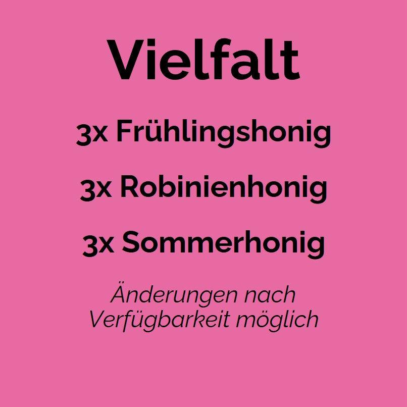 Honig Abo 12 Gläser Bio Honig von Honigtreu für Honig Junkies Vielfalt