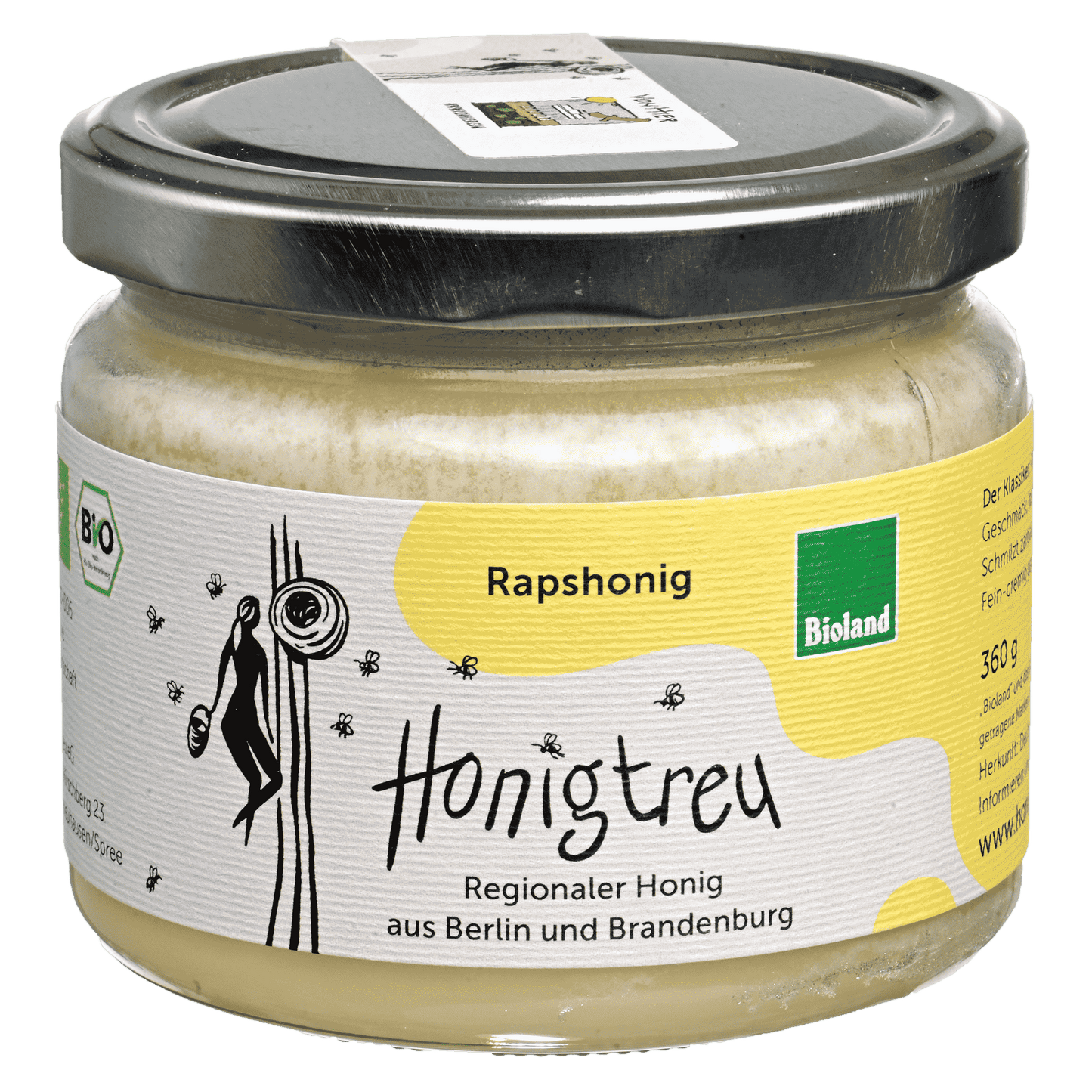 Rapshonig - Honigtreu - regionaler Biohonig
