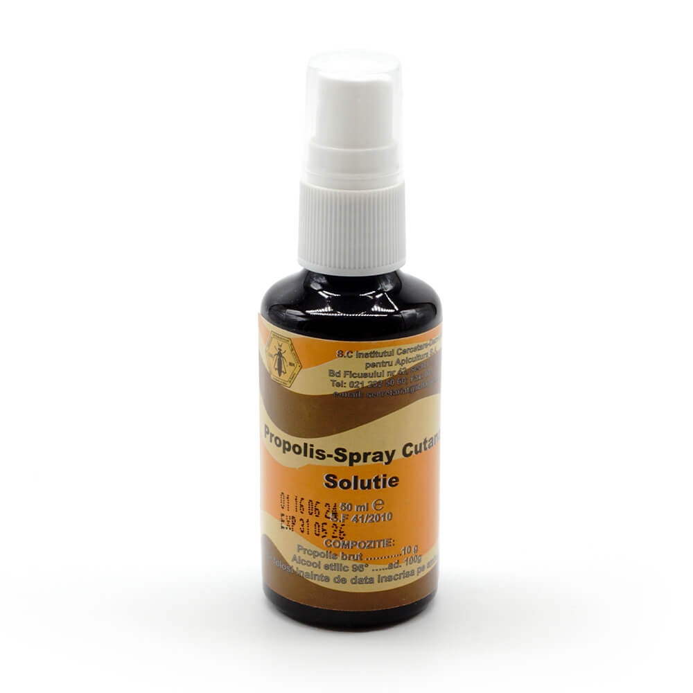 Honigtreu Propolis-Spray mit Propolis-Extrakt im 50-ml-Fläschchen