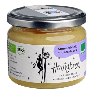 Kornblumenhonig 1 Glas von Honigtreu - Honig kaufen direkt vom Imker