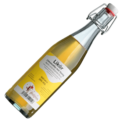 Limoncello mit Honig - Honiglikör aus eigener Imkerei von Honigtreu